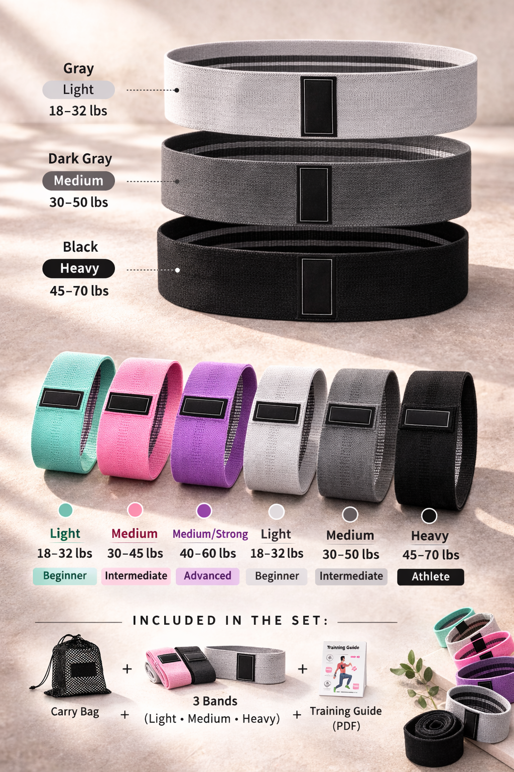Workout Bands - Fitness
